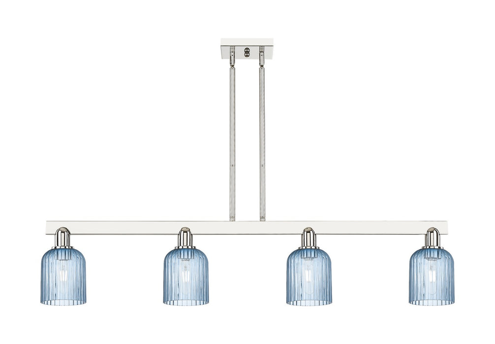 Innovations 716-4I-PN-G559-5BL Four Light Island Pendant, Polished Nickel