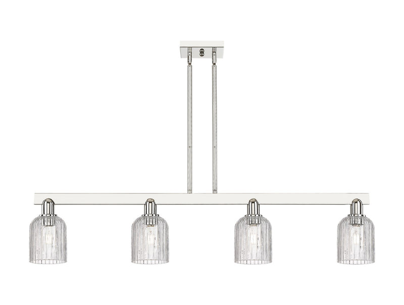 Innovations 716-4I-PN-G559-5CL Four Light Island Pendant, Polished Nickel