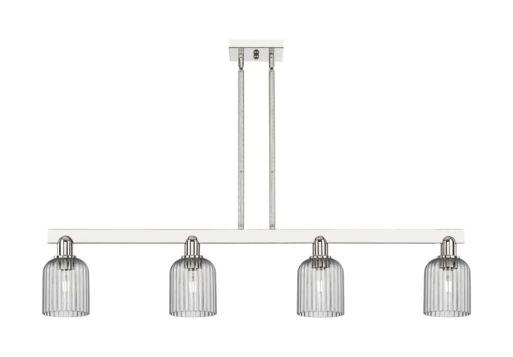 Innovations 716-4I-PN-G559-5SM Four Light Island Pendant, Polished Nickel