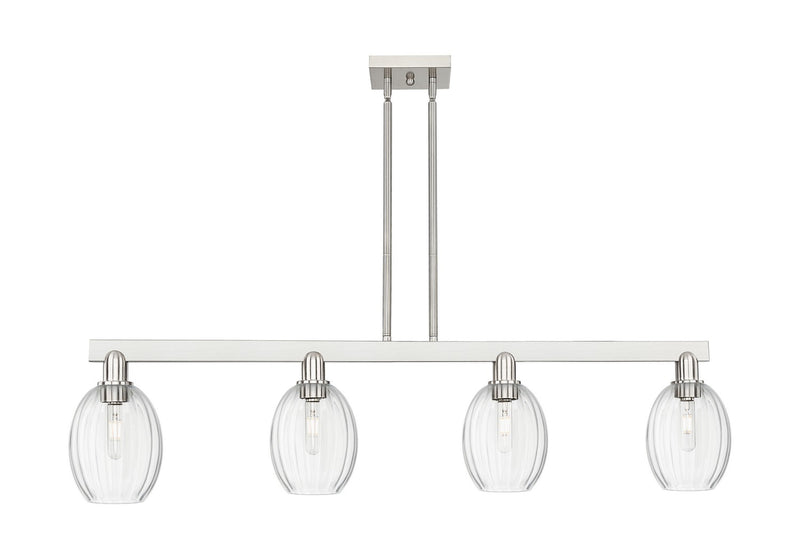 Innovations 716-4I-SN-G459-6CL Four Light Island Pendant, Brushed Satin Nickel