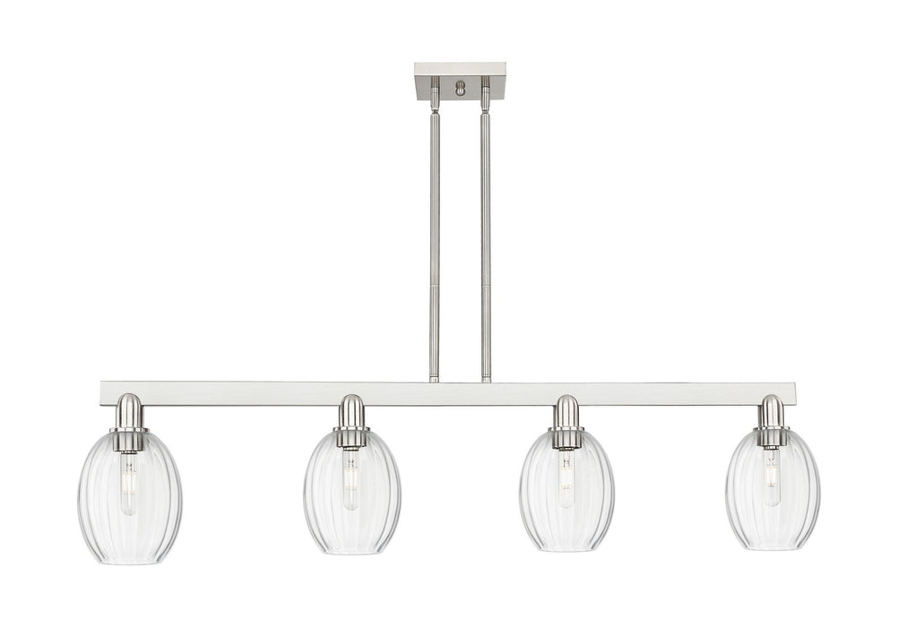 Innovations 716-4I-SN-G459-6CL Four Light Island Pendant, Brushed Satin Nickel