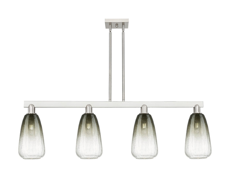 Innovations 716-4I-SN-G480-6SL Four Light Island Pendant, Brushed Satin Nickel