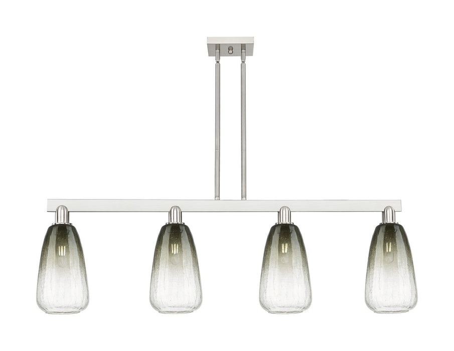 Innovations 716-4I-SN-G480-6SL Four Light Island Pendant, Brushed Satin Nickel