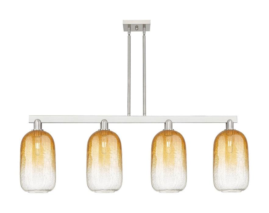 Innovations 716-4I-SN-G482-7AM Four Light Island Pendant, Brushed Satin Nickel