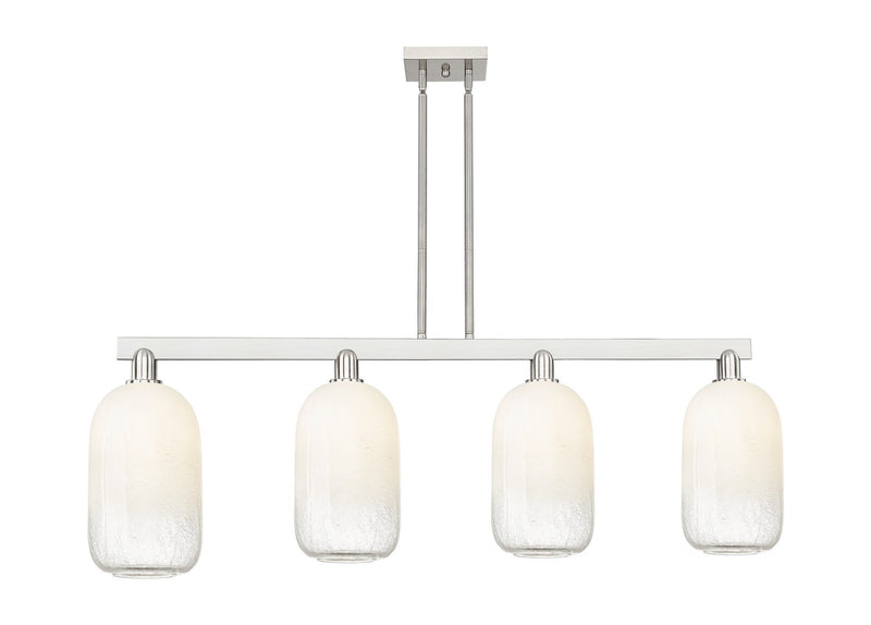 Innovations 716-4I-SN-G482-7OP Four Light Island Pendant, Brushed Satin Nickel