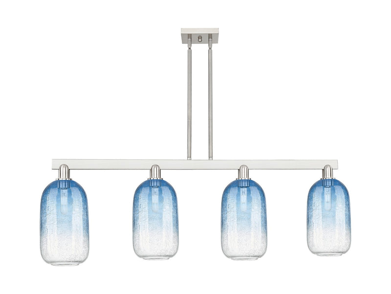 Innovations 716-4I-SN-G482-7SB Four Light Island Pendant, Brushed Satin Nickel
