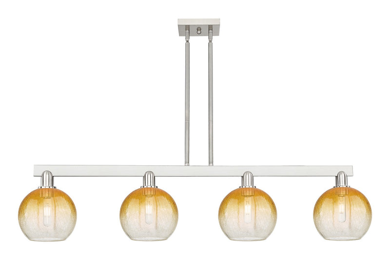 Innovations 716-4I-SN-G483-8AM Four Light Island Pendant, Brushed Satin Nickel