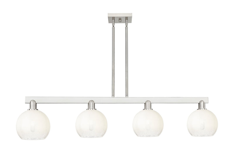 Innovations 716-4I-SN-G483-8OP Four Light Island Pendant, Brushed Satin Nickel