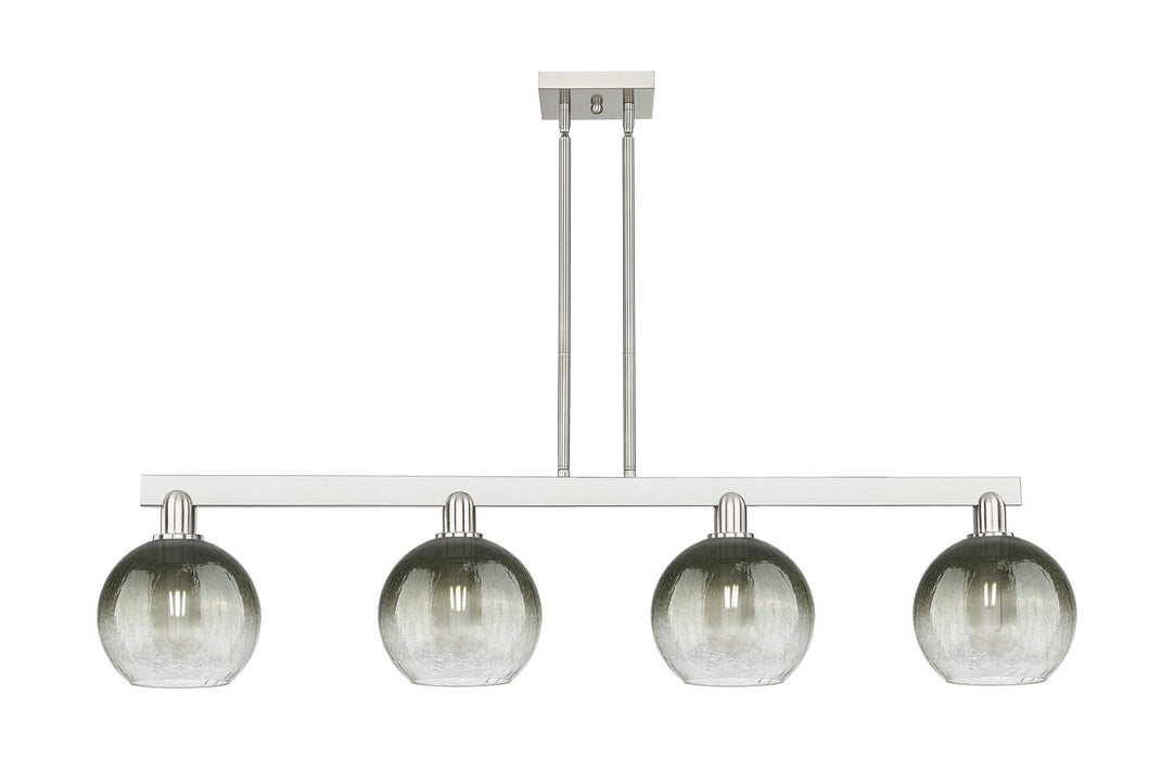 Innovations 716-4I-SN-G483-8SL Four Light Island Pendant, Brushed Satin Nickel