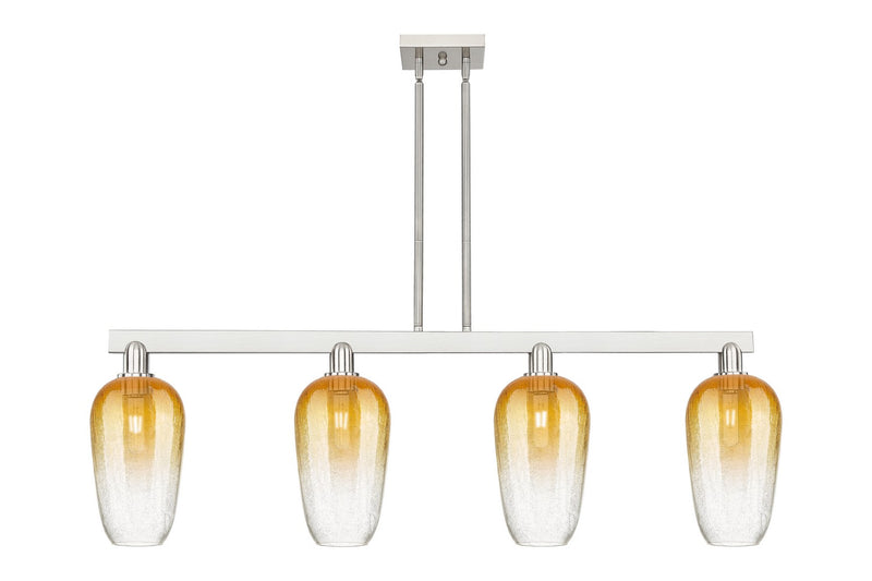 Innovations 716-4I-SN-G484-7AM Four Light Island Pendant, Brushed Satin Nickel