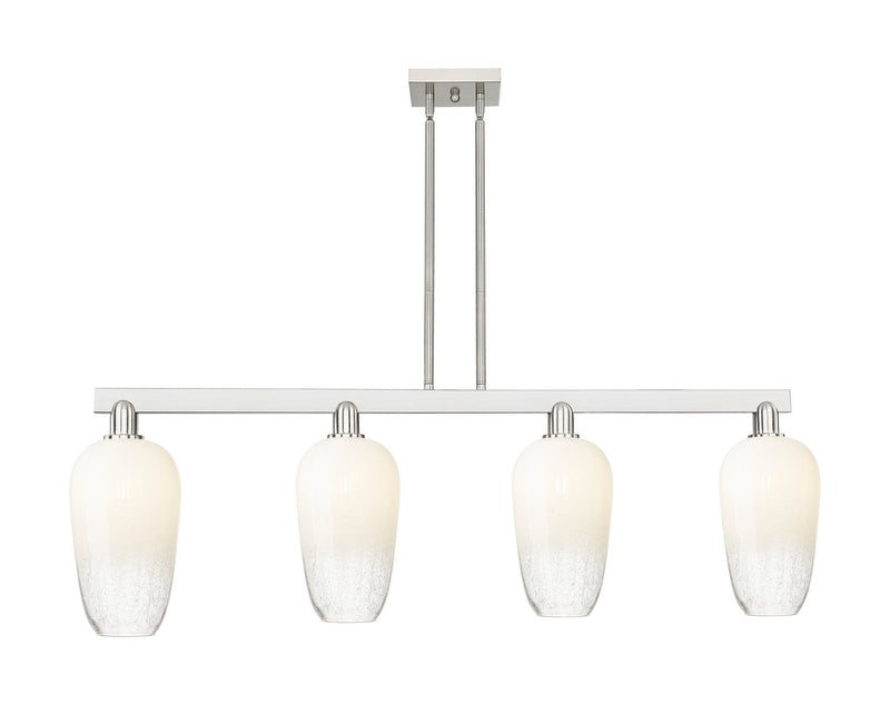 Innovations 716-4I-SN-G484-7OP Four Light Island Pendant, Brushed Satin Nickel