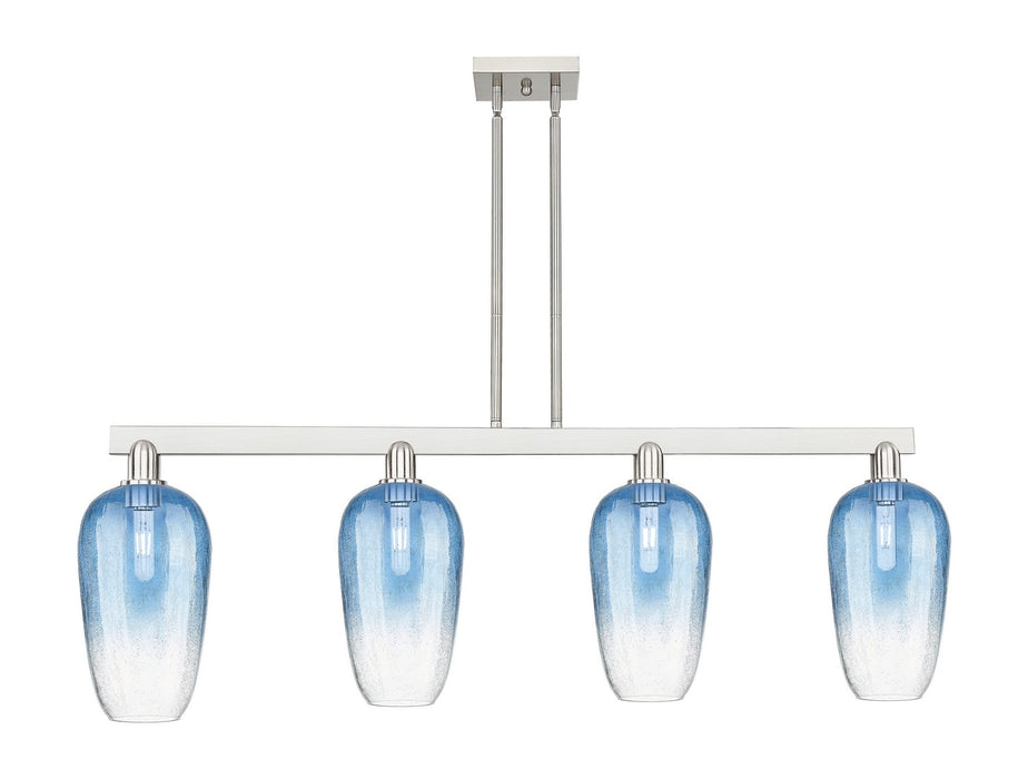 Innovations 716-4I-SN-G484-7SB Four Light Island Pendant, Brushed Satin Nickel