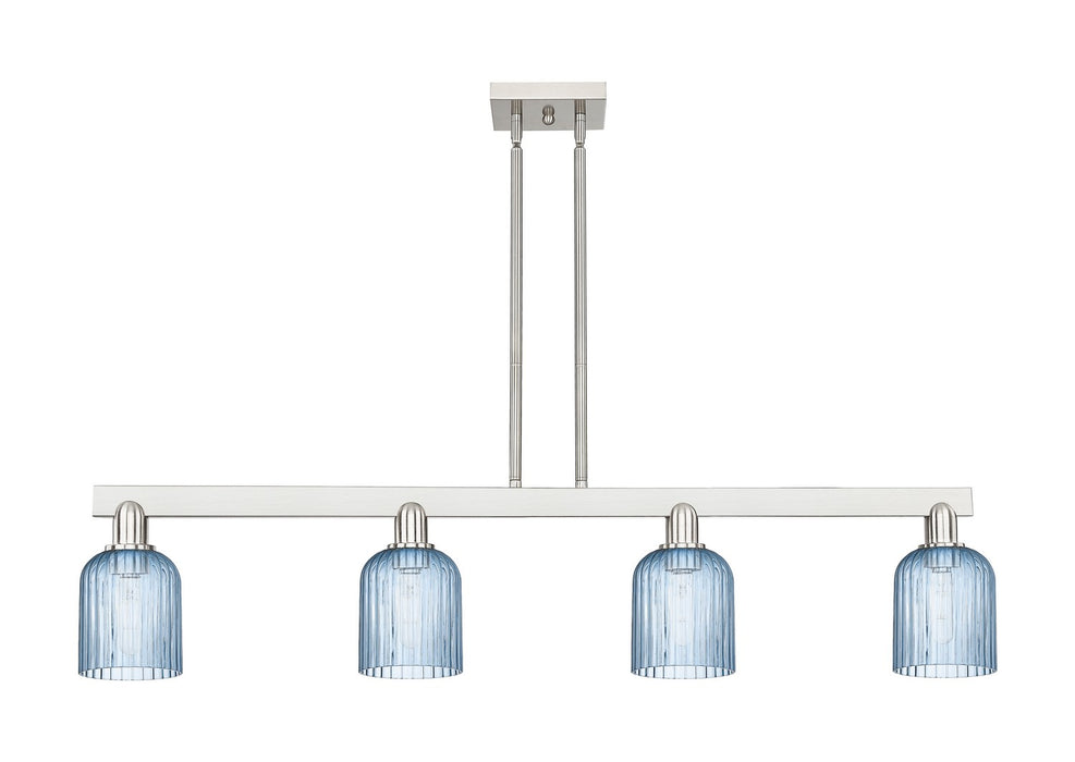 Innovations 716-4I-SN-G559-5BL Four Light Island Pendant, Brushed Satin Nickel