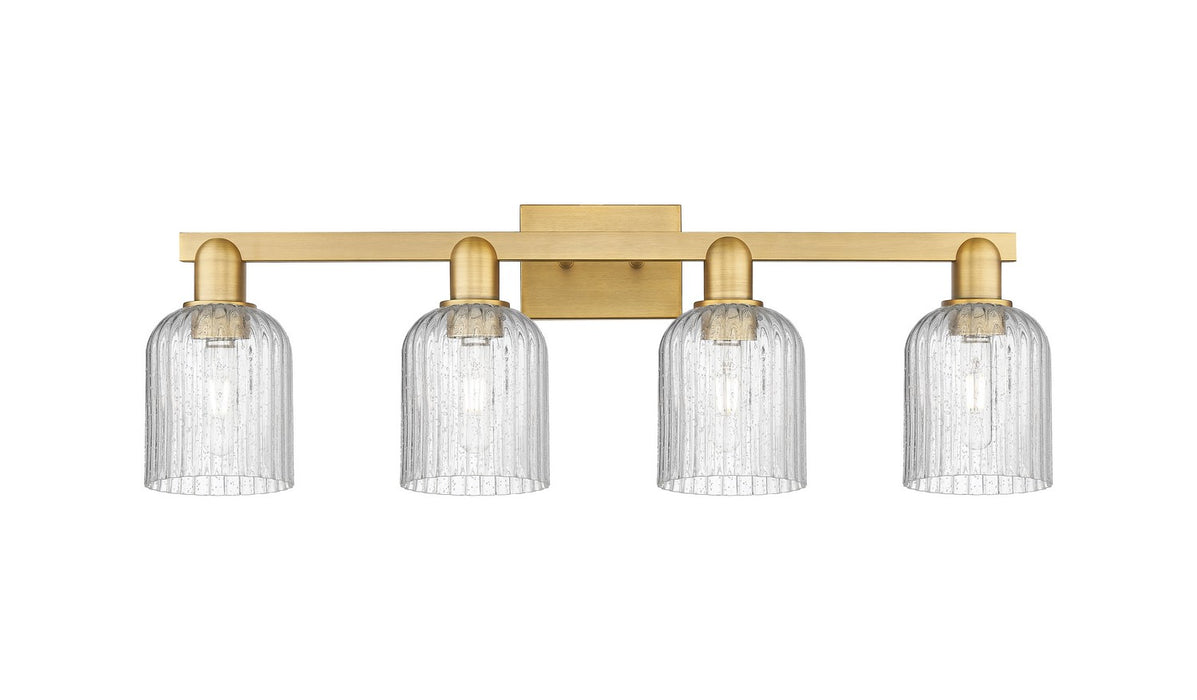 Innovations 716-4W-BB-G559-5SDY Four Light Bath Vanity, Brushed Brass