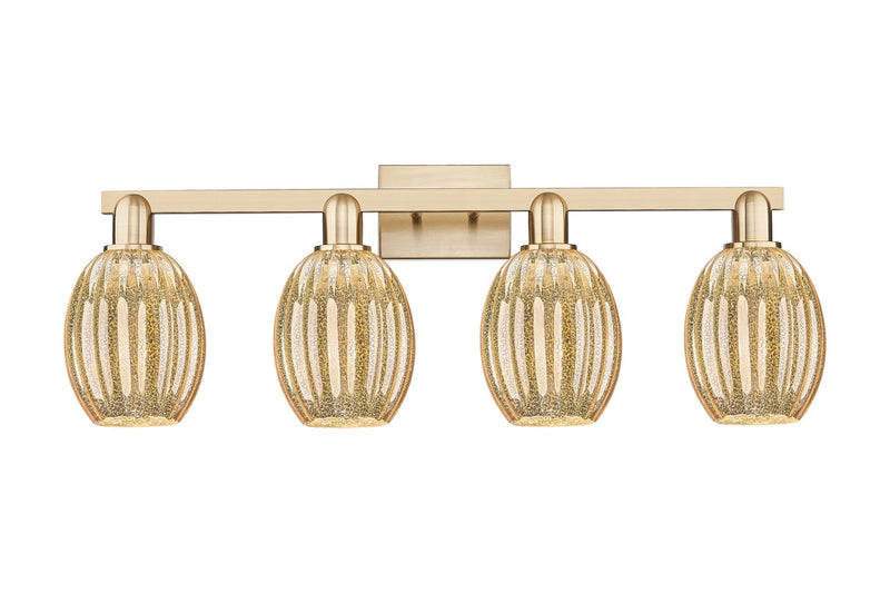 Innovations 716-4W-CB-G459-6ME Four Light Bath Vanity, Champagne Bronze