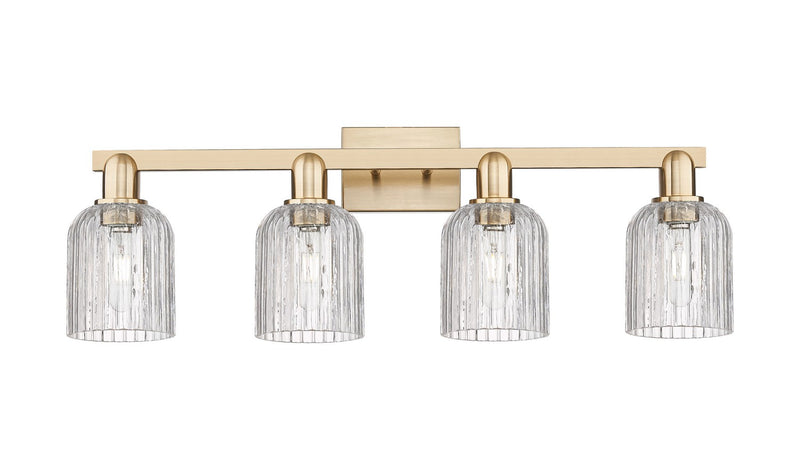 Innovations 716-4W-CB-G559-5CL Four Light Bath Vanity, Champagne Bronze