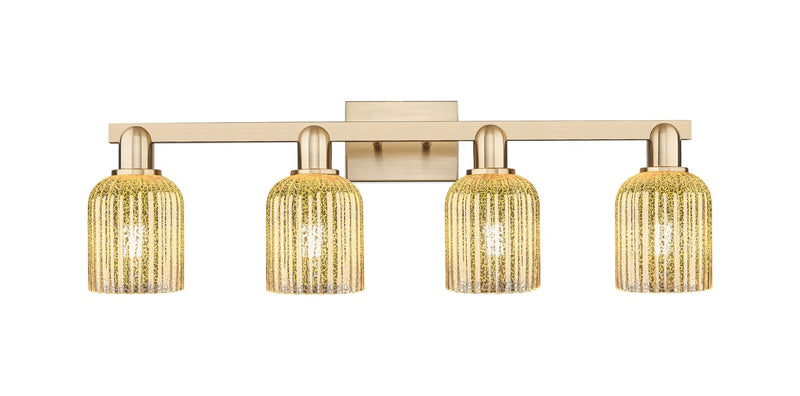 Innovations 716-4W-CB-G559-5ME Four Light Bath Vanity, Champagne Bronze