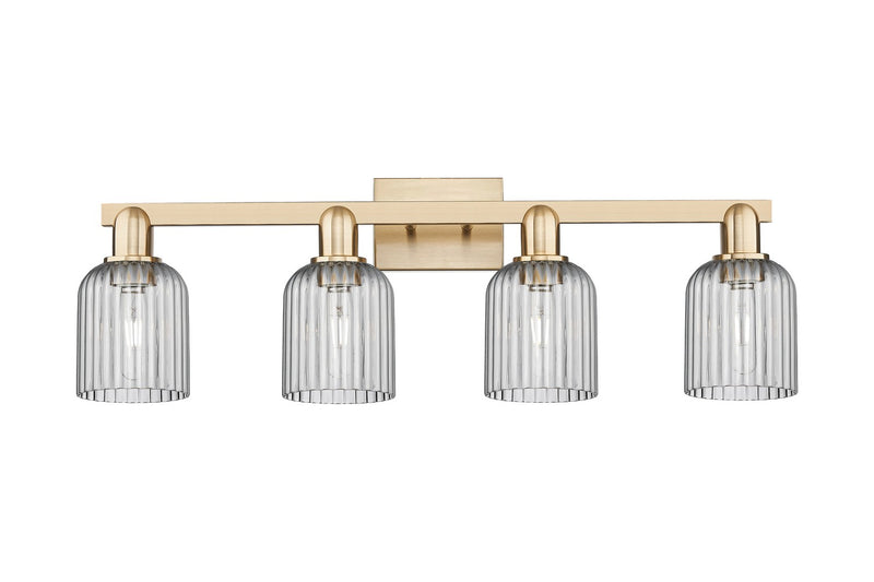 Innovations 716-4W-CB-G559-5SM Four Light Bath Vanity, Champagne Bronze