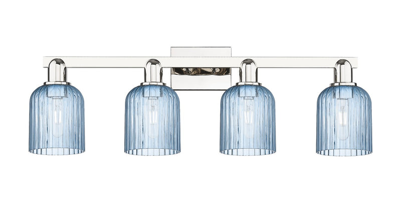 Innovations 716-4W-PN-G559-5BL Four Light Bath Vanity, Polished Nickel