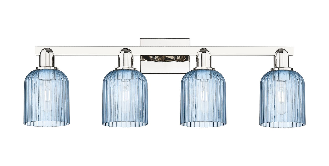 Innovations 716-4W-PN-G559-5BL Four Light Bath Vanity, Polished Nickel