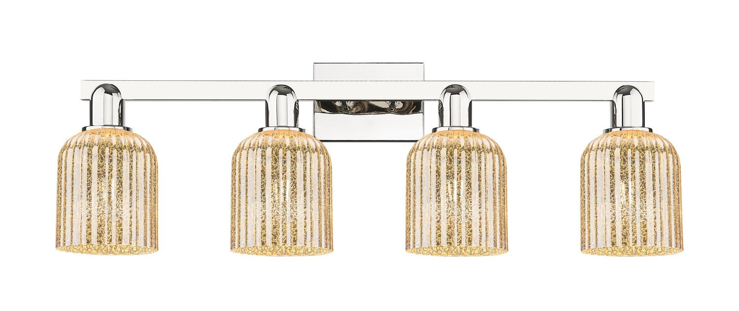 Innovations 716-4W-PN-G559-5ME Four Light Bath Vanity, Polished Nickel