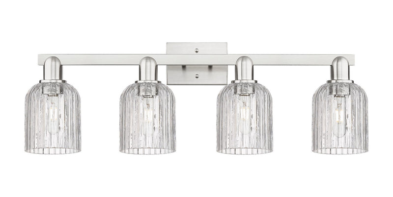 Innovations 716-4W-SN-G559-5CL Four Light Bath Vanity, Brushed Satin Nickel