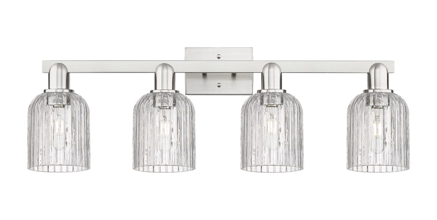 Innovations 716-4W-SN-G559-5CL Four Light Bath Vanity, Brushed Satin Nickel