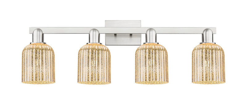 Innovations 716-4W-SN-G559-5ME Four Light Bath Vanity, Brushed Satin Nickel