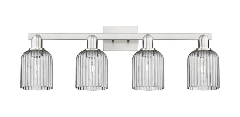 Innovations 716-4W-SN-G559-5SM Four Light Bath Vanity, Brushed Satin Nickel
