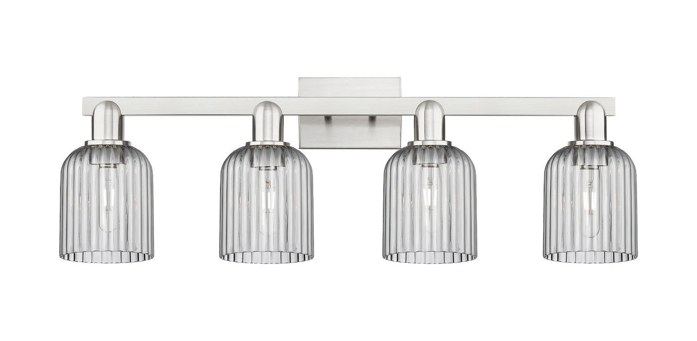 Innovations 716-4W-SN-G559-5SM Four Light Bath Vanity, Brushed Satin Nickel