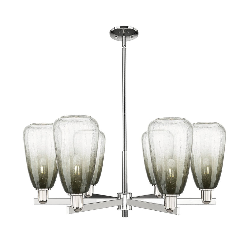 Innovations 716-6CR-PN-G480-6SL Six Light Chandelier, Polished Nickel