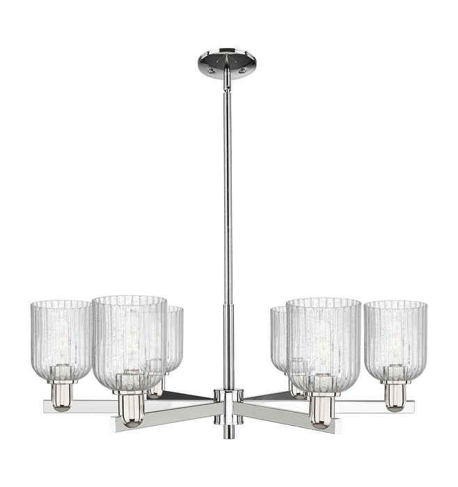 Innovations 716-6CR-PN-G559-5SDY Six Light Chandelier, Polished Nickel