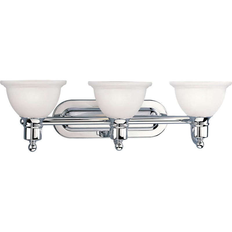 Progress Lighting P3163-15 Three Light Bath Bracket, Polished Chrome