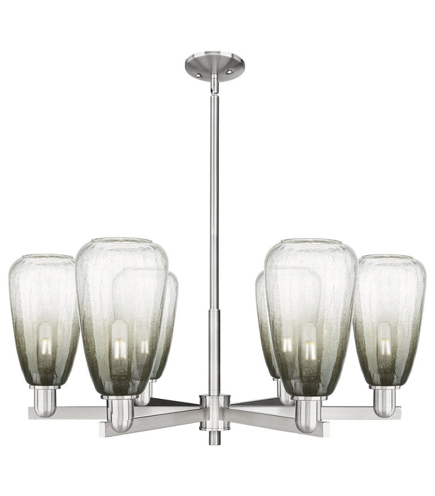 Innovations 716-6CR-SN-G480-6SL Six Light Chandelier, Satin Nickel