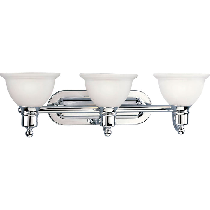 Progress Lighting P3163-15 Three Light Bath Bracket, Polished Chrome