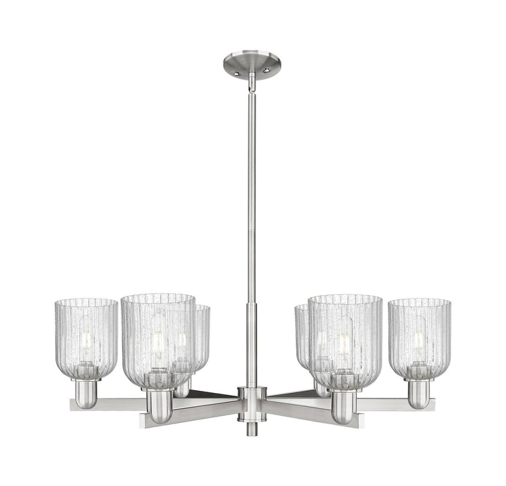 Innovations 716-6CR-SN-G559-5SDY Six Light Chandelier, Satin Nickel