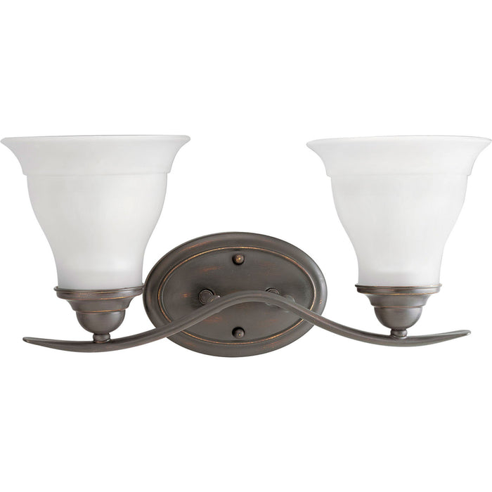 Progress Lighting P3191-20 Two Light Bath Bracket, Antique Bronze