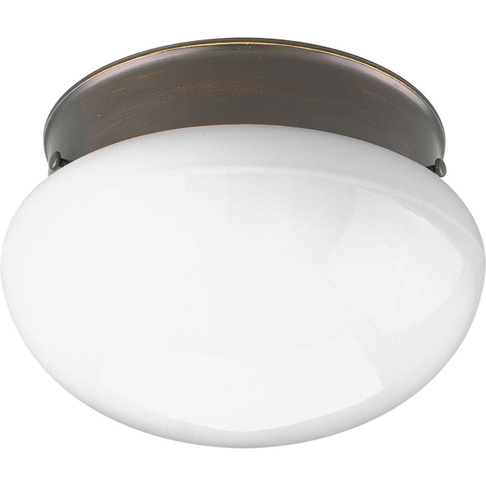 Progress Lighting P3408-20 One Light Flush Mount, Antique Bronze