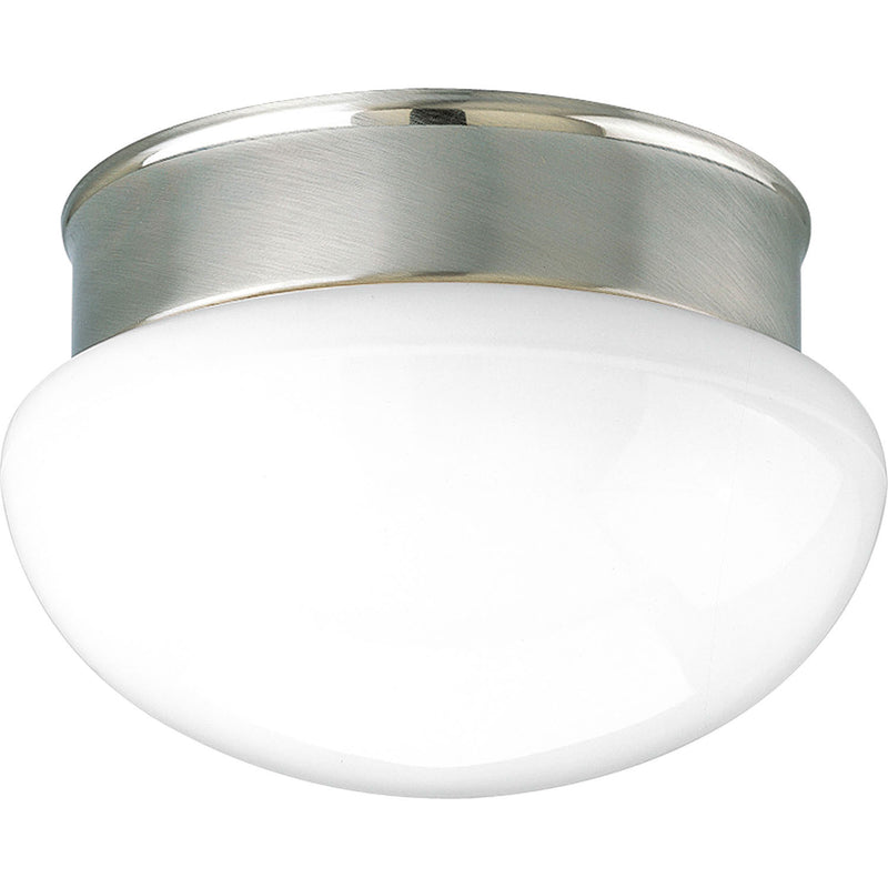 Progress Lighting P3410-09 Two Light Flush Mount, Brushed Nickel