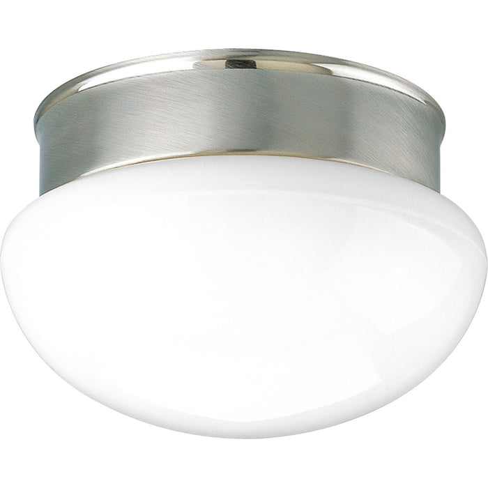 Progress Lighting P3410-09 Two Light Flush Mount, Brushed Nickel