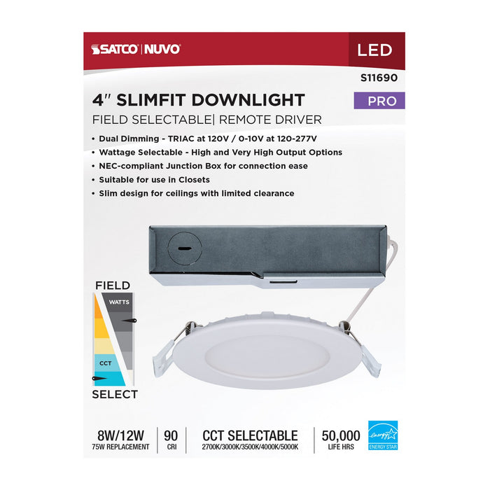 Satco S11690 LED Downlight, White