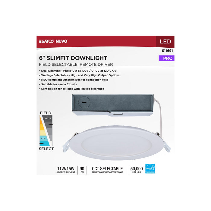Satco S11691 LED Downlight, White