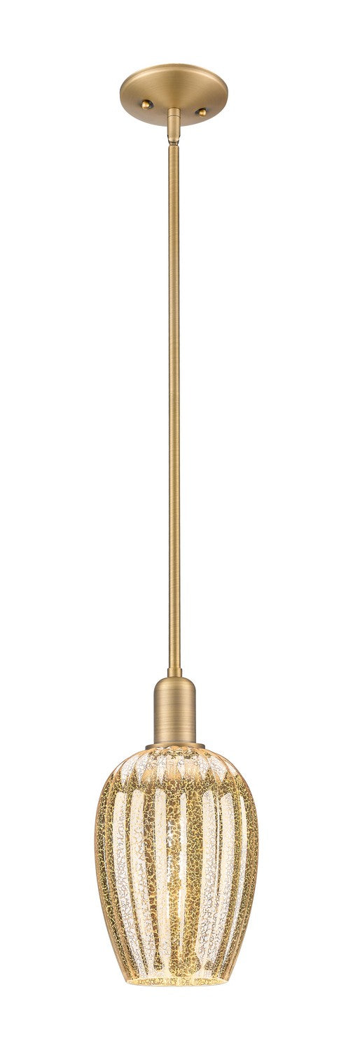 Innovations 716-1S-BB-G457-6ME One Light Pendant, Brushed Brass