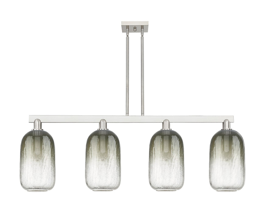 Innovations 716-4I-SN-G482-7SL Four Light Island Pendant, Brushed Satin Nickel