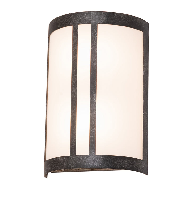 Meyda Tiffany 117158 Two Light Wall Sconce, Smoke