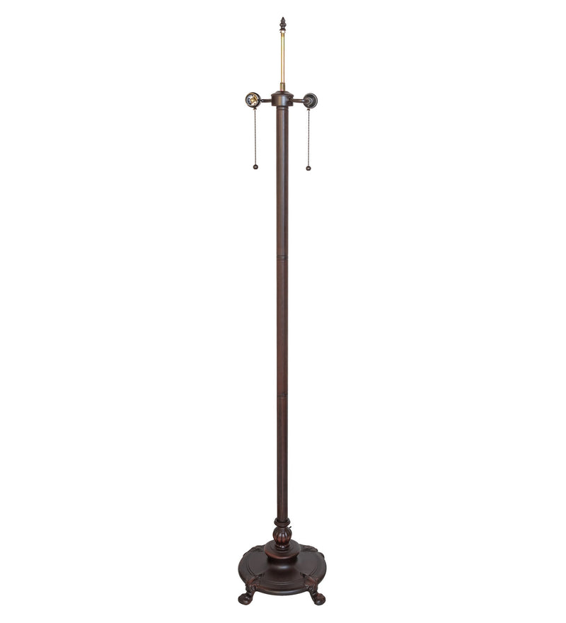 Meyda Tiffany 130092 Two Light Floor Base, Mahogany Bronze