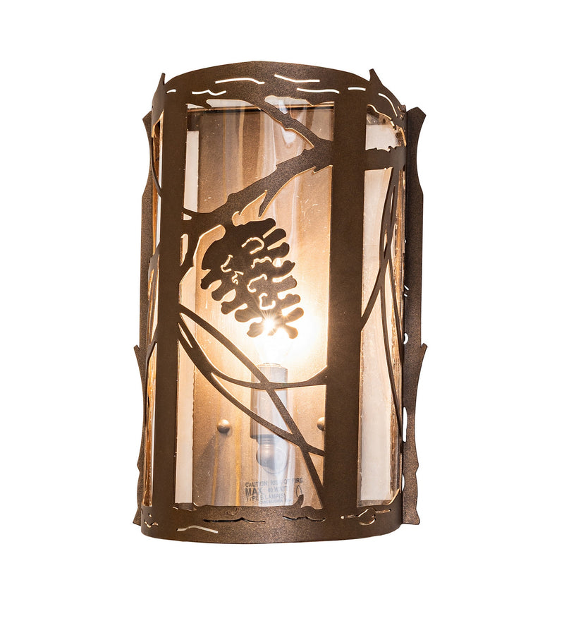 Meyda Tiffany 269302 One Light Wall Sconce, Tyler Bronze