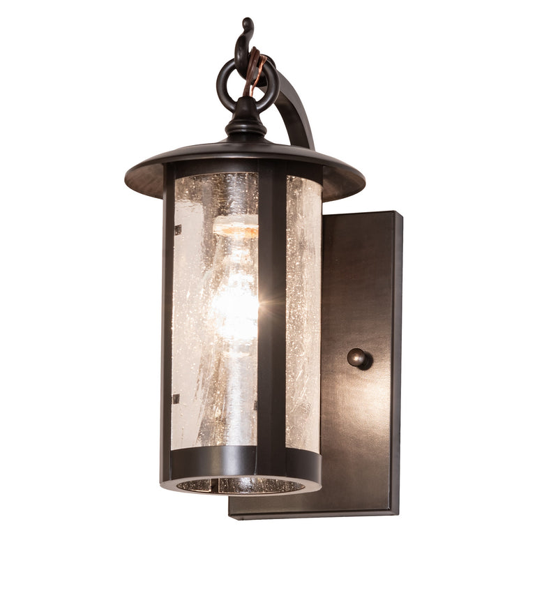 Meyda Tiffany 280204 One Light Wall Sconce, Craftsman Brown
