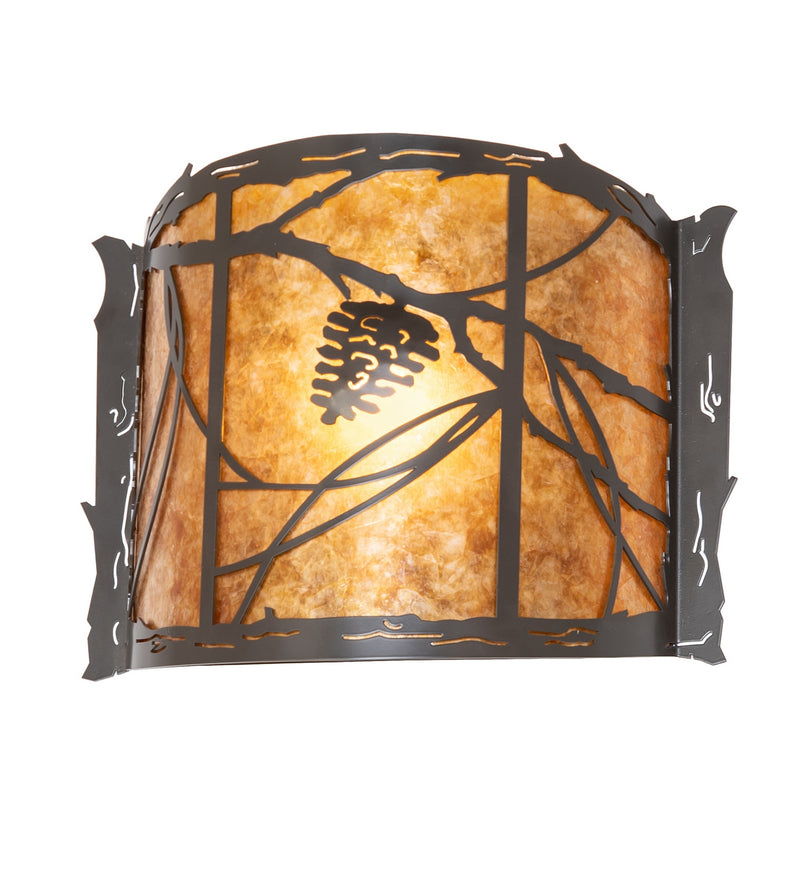 Meyda Tiffany 280280 One Light Wall Sconce, Timeless Bronze