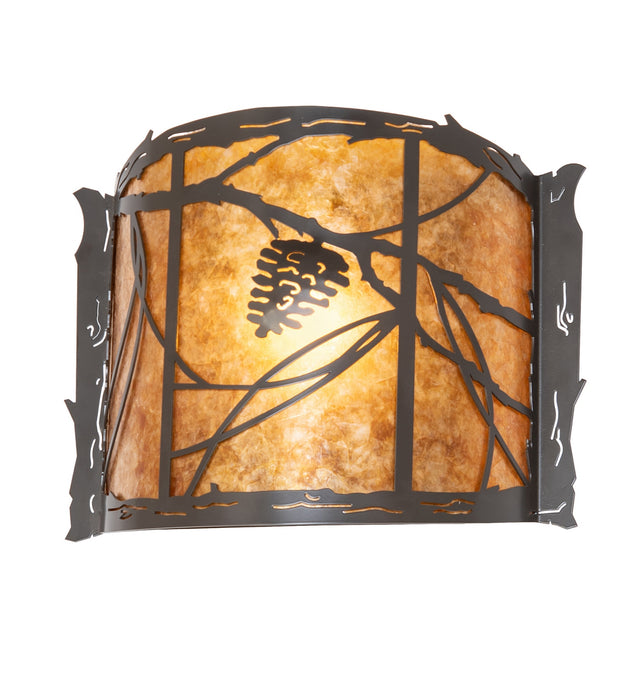 Meyda Tiffany 280280 One Light Wall Sconce, Timeless Bronze